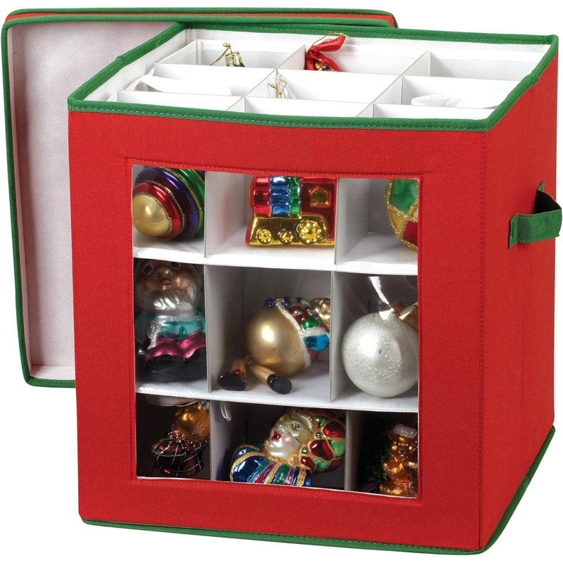 Articles ménagers essentiels 27 pièces Boîte de rangement pour ornements