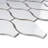 Handmade 12.01 in. x 9.65 in. Geometric Glossy Porcelain Mosaic Wall and Floor Tile-36932193