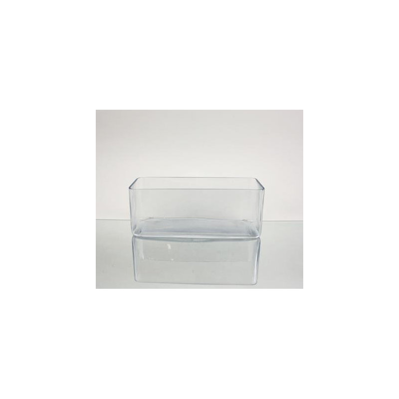 Vase de table en verre 4 "Ellen, H 4 po x l 10 po x P 4 po