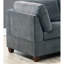 Fashionable Grey Chenille 6pc Sectional , Includes 3x Corner Wedges, 2x Armless Chairs And 1x For Home Spacious Lounge, Sofas, , Classic Look