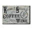 «Rise Shine Wine», reproduction d'art textuel sur toile tendue-1690209583
