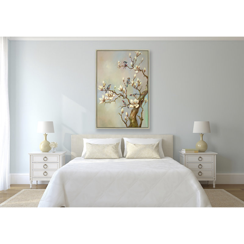 Birds, 38" H x 56" W, Gold