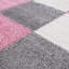 Myshaggy Collection Rugs Geometric Design in Pink-1409070456