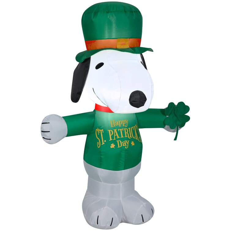 Snoopy St. Patrick's Day Wall Decor - Irish Heart