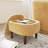 Upholstered Swivel Barrel Chair with Storage Ottoman, 24.5″ Wide Small Accent Chair, 360° Rotation-113410031