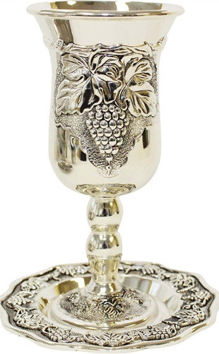 Stainless Steel Kiddush Cups Ben and Jonah