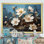 White And Blue Orchid Flowers Tree I - Abstract Floral Wall Art