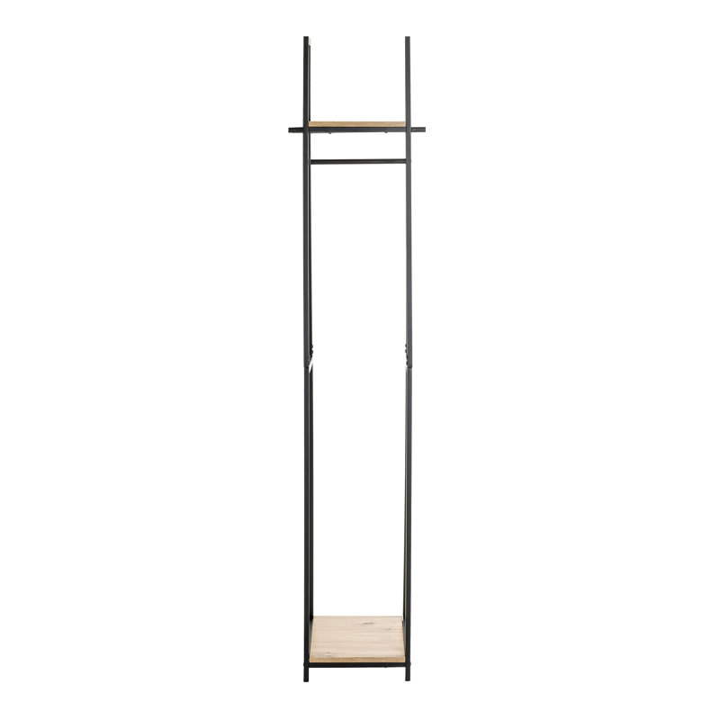 Bucareli 38cm Clothing Rack, Light oak/Black