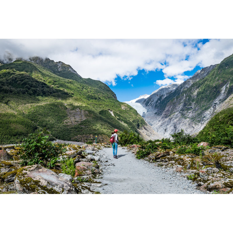 Track At Franz Josef Glacier by Puripatl - Wrapped Canvas Print, 81cm H x 122cm W