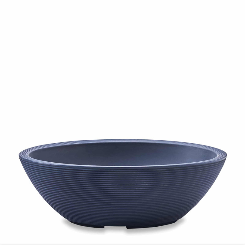 Delano Planter, 8" H x 24" W x 17" D, Midnight