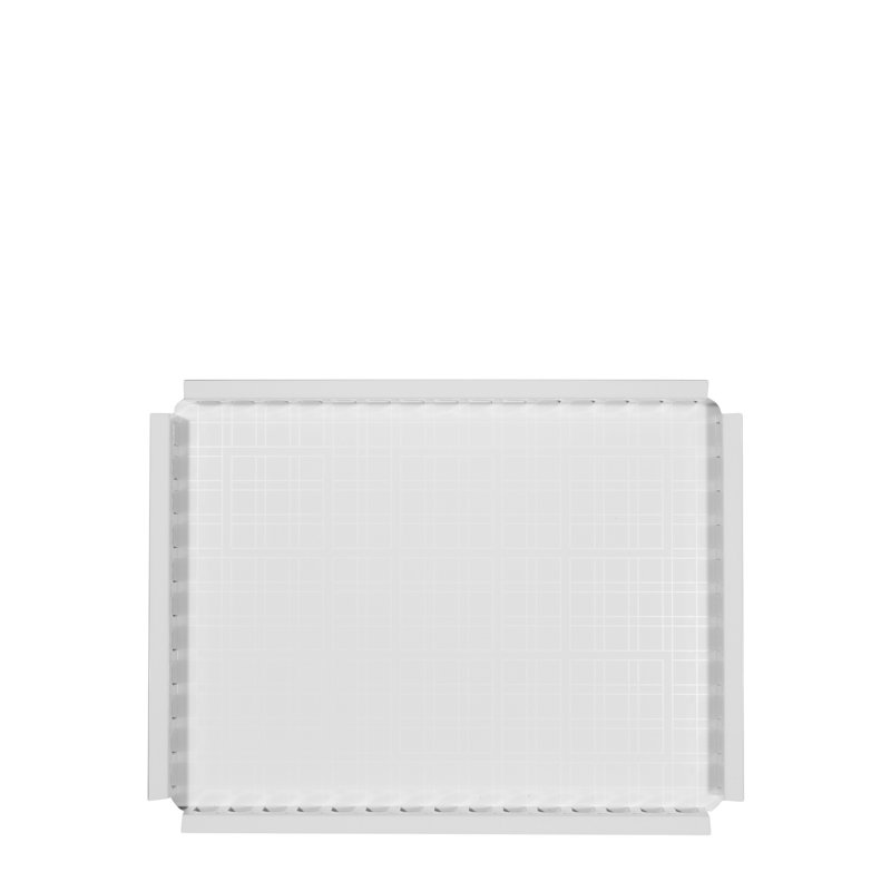 Piazza Decorative Tray, White