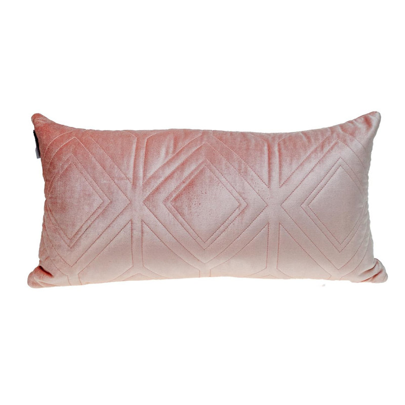 Embroidered Throw Pillow, Pink