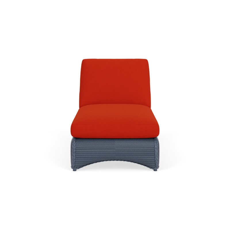 Loom Outdoor Chaise Lounge, Denim Blue, Deering Cadet