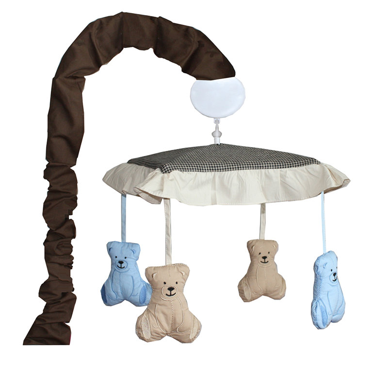 Ensemble de literie de 9 pièces pour lit de bébé petit ourson Omalley