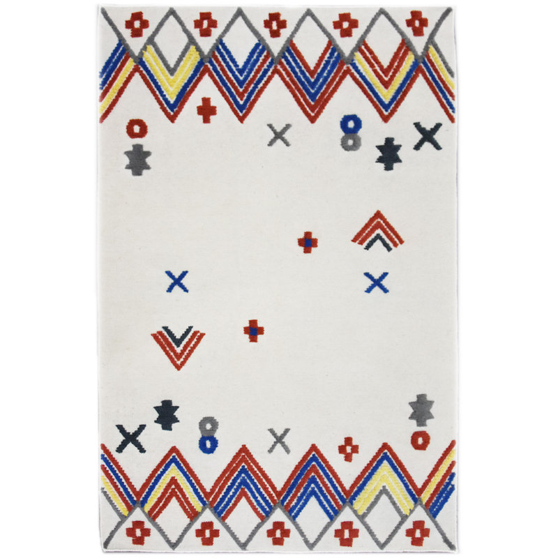 Aztec Hand Woven Area Rug, Rectangle 160 x 230cm