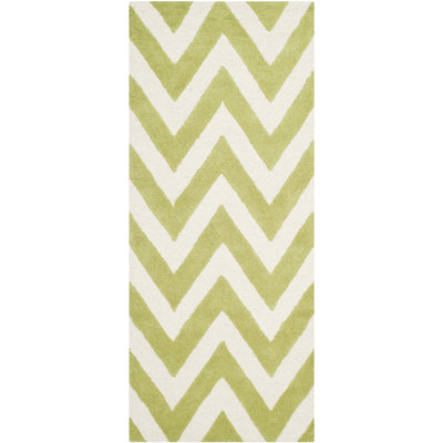 Sanyla Hand Tufted Wool Chevron Rug