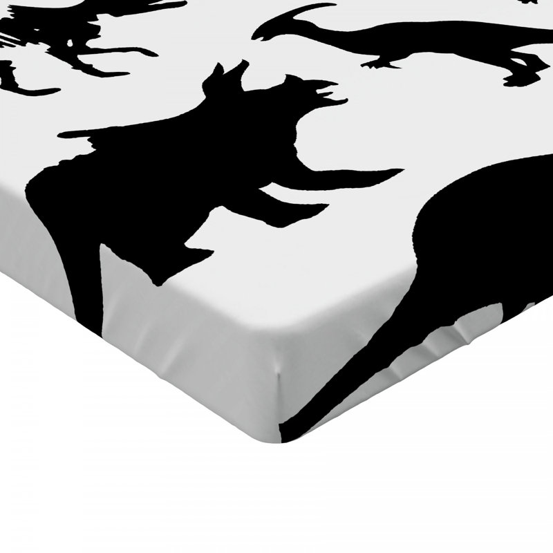 Dinosaur Microfiber Fitted Sheet, Twin Fitted Sheet