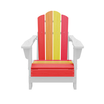 High Density Polyethylene Mini Foldable Adirondack Chair