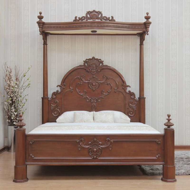 Helgeson Solid Wood Bed, Super King (6')
