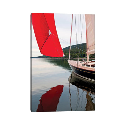 Hope M52 Yacht At Sea, Rhode Island, USA - Wrapped Canvas Print
