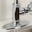 Robinet de bar 1 trou à fixation sur le comptoir avec poignée moletée Kingston Brass Webb-101073373