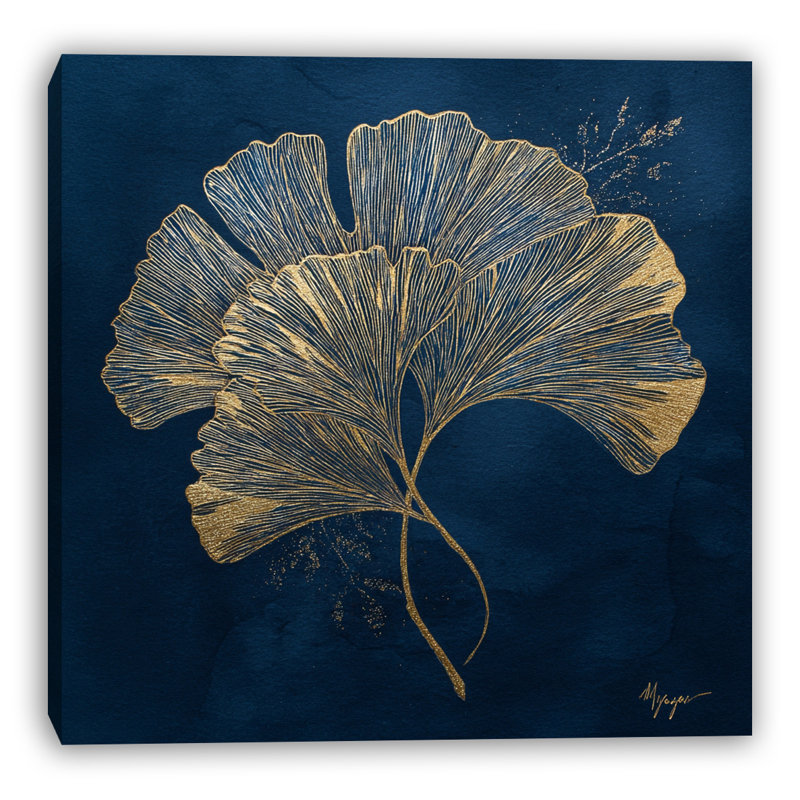 «Golden Coastal Horizon», art mural sur toile tendue, H 20 po x l 20 po x P 1,5 po