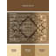 Tapis oriental traditionnel brun et beige lavable à la machine Pantelis-311670104