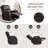 36.22" Faux Leather Manual Swivel Rocker Recliner-281734400