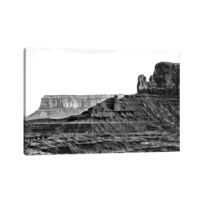 Monument Valley Sentinel Mesa by Philippe Hugonnard - Wrapped Canvas Print, 20.32 cm H x 30.48 cm W