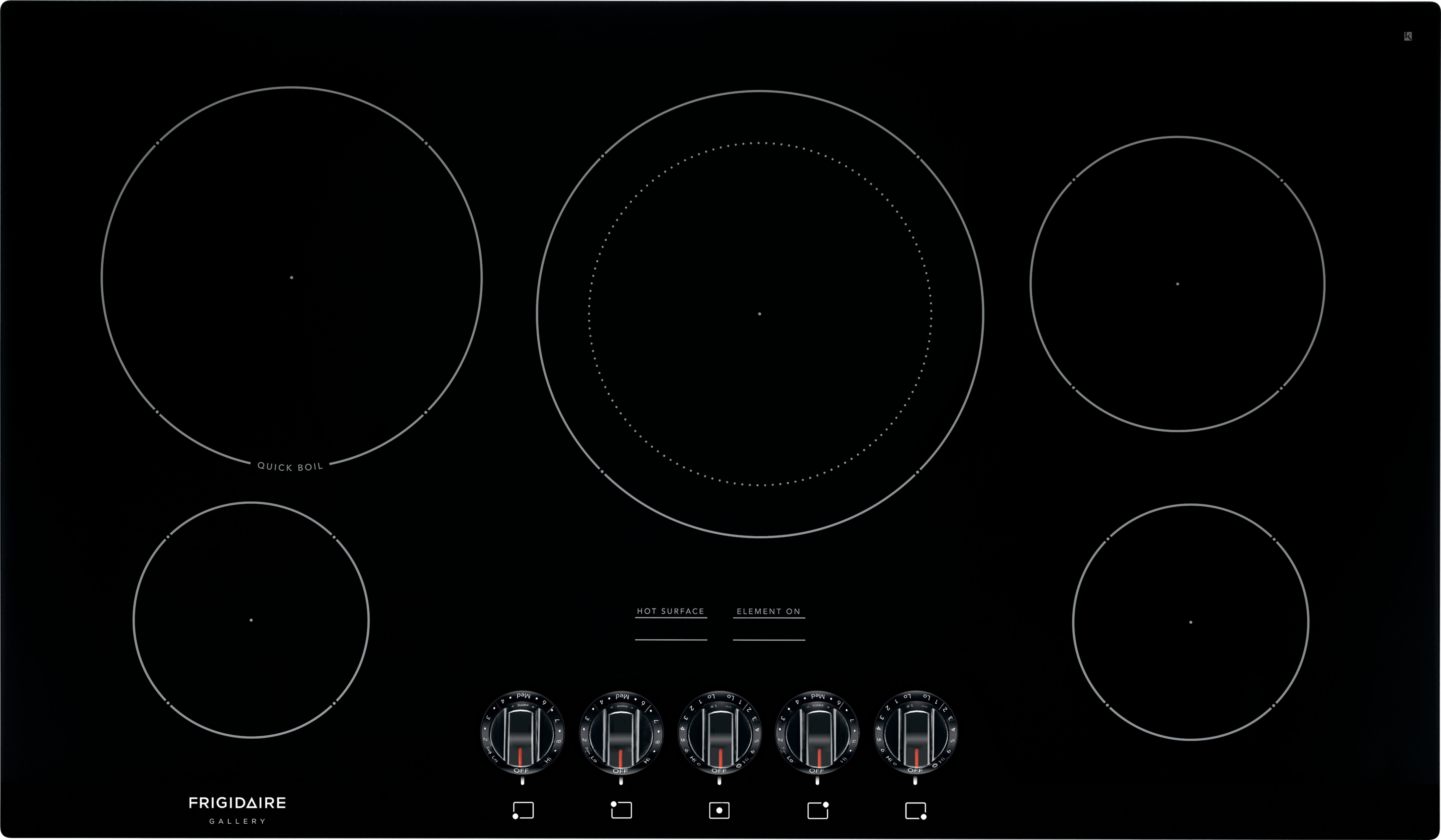 Frigidaire Gallery 36'' Electric Cooktop with 5 Elements and Express