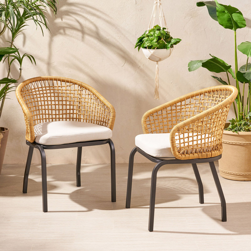 Chaise d'extérieur moderne (ensemble de 2)