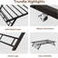 Structure de lit simple pour lit gigogne, lit de jour gigogne avec roulettes verrouillables, plateforme en métal pliable-338156957