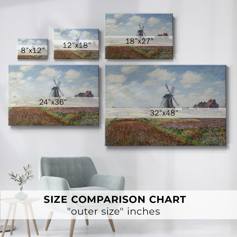 «Tulips of Holland» par Monet-Gallery, toile tendue, H 40 po x l 60 po