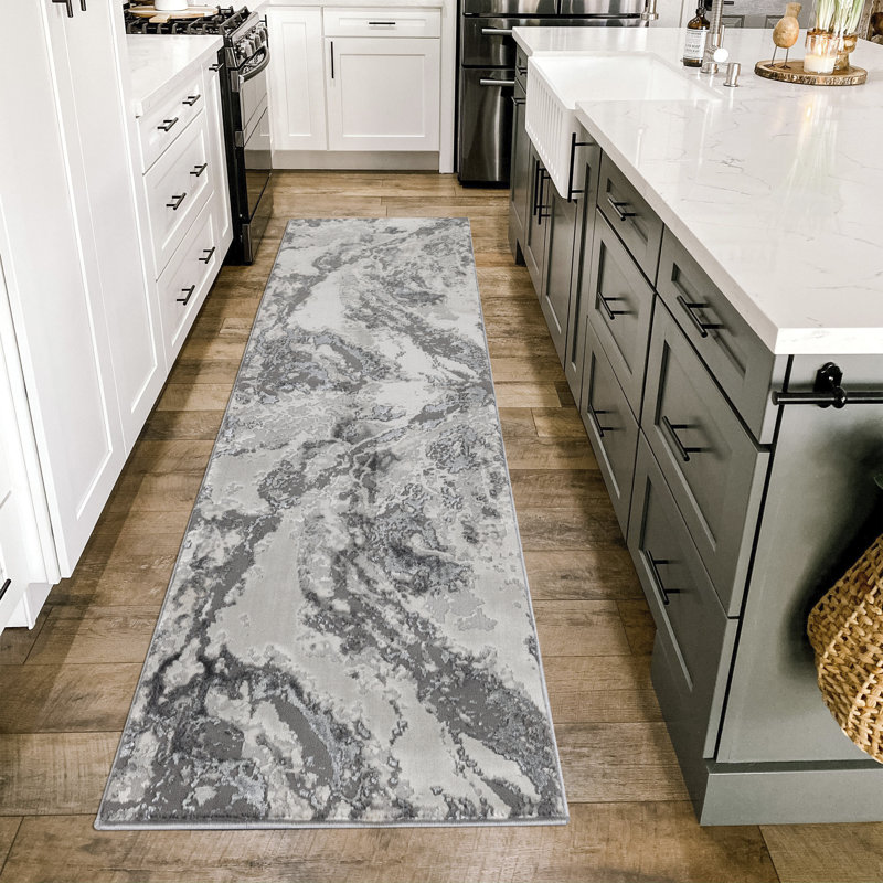 Kulas Abstract Area Rug, Runner 60 x 220cm