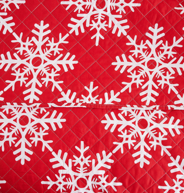 6 Sheets Red Snowflakes Tissue Paper Duo Pack