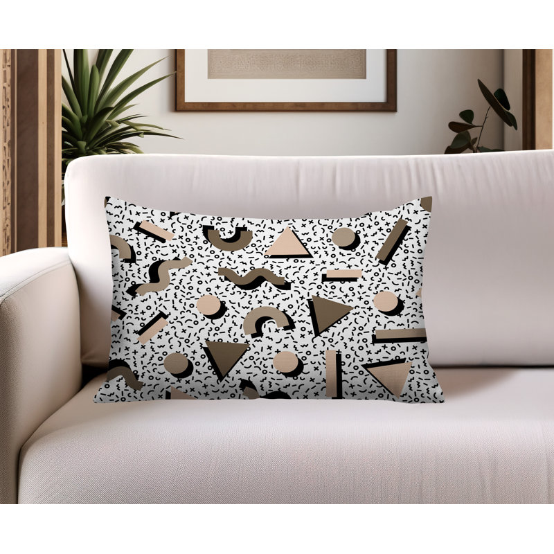 Coussin lombaire réversible intérieur / extérieur Moxo, Rectangle H 14 po x l 20 po