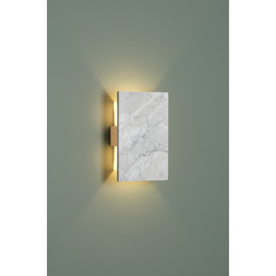 Tersus Solid Wood LED Flush Mounted Sconce