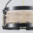 Reenat 6 - Light 18.9" Dimmable Metal Drum Cage Design Candle Chandelier With Hemp Rope Shade For Kitchen Living Room Foyer Entryway - 18.9" W X 20.47"-1315321863