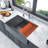 Farmhouse Sink Workstation - 30 Inch Kitchen Sink Gunmetal Black Stainless Steel 16 Gauge Apron Front Kitchen Sink