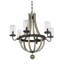 Lustre d'extérieur brun / noir à 6 lumières H 30,5 po Ardmore Mallie