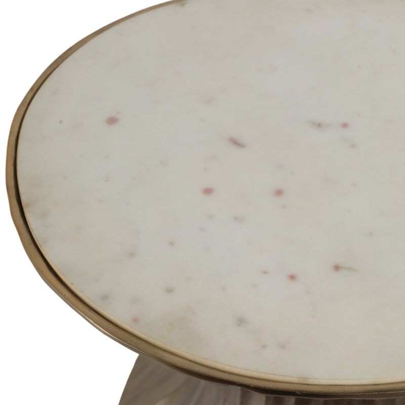 Plateau de table en marbre Fairchild, H 27 po x l 15 po x P 15 po
