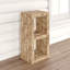 Guttenberg 90cm H x 45cm W Solid Wood Cube Bookcase