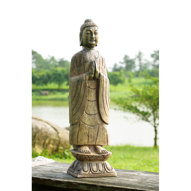 Meditating Buddha Garden Statue