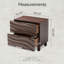 Table de chevet 2 tiroirs Modern-1354575095