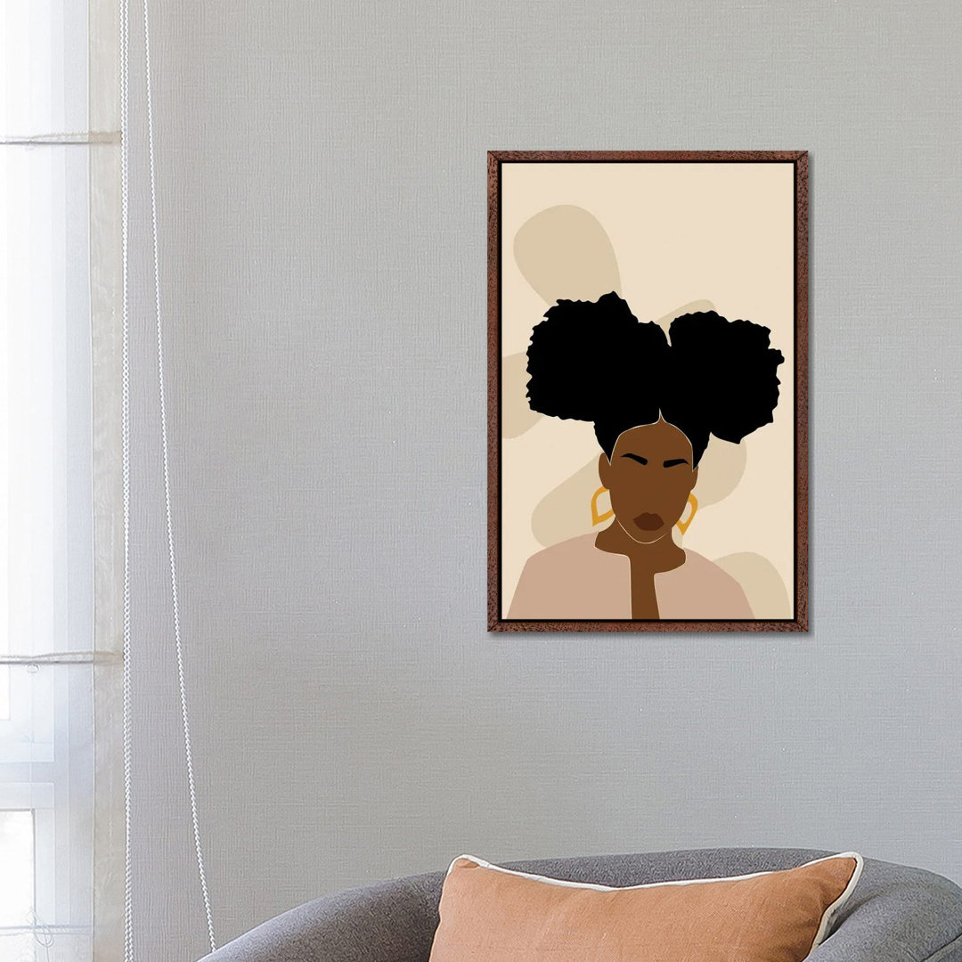 Afro Girl Abstrakte Kunst