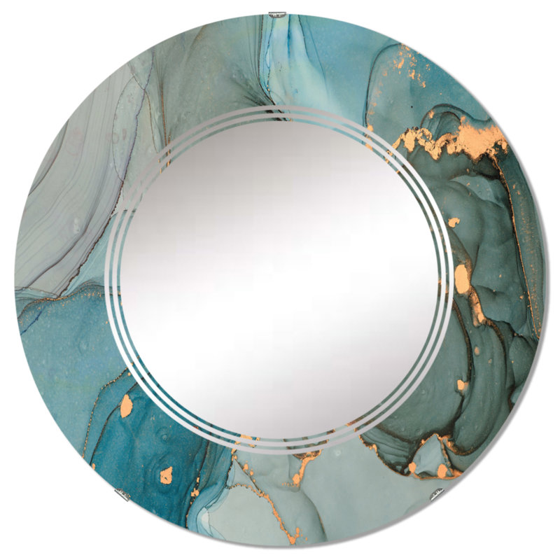 Circle Mirror, 24" x 24"