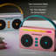 Mini haut-parleur portable Bluetooth Boombox-115170736