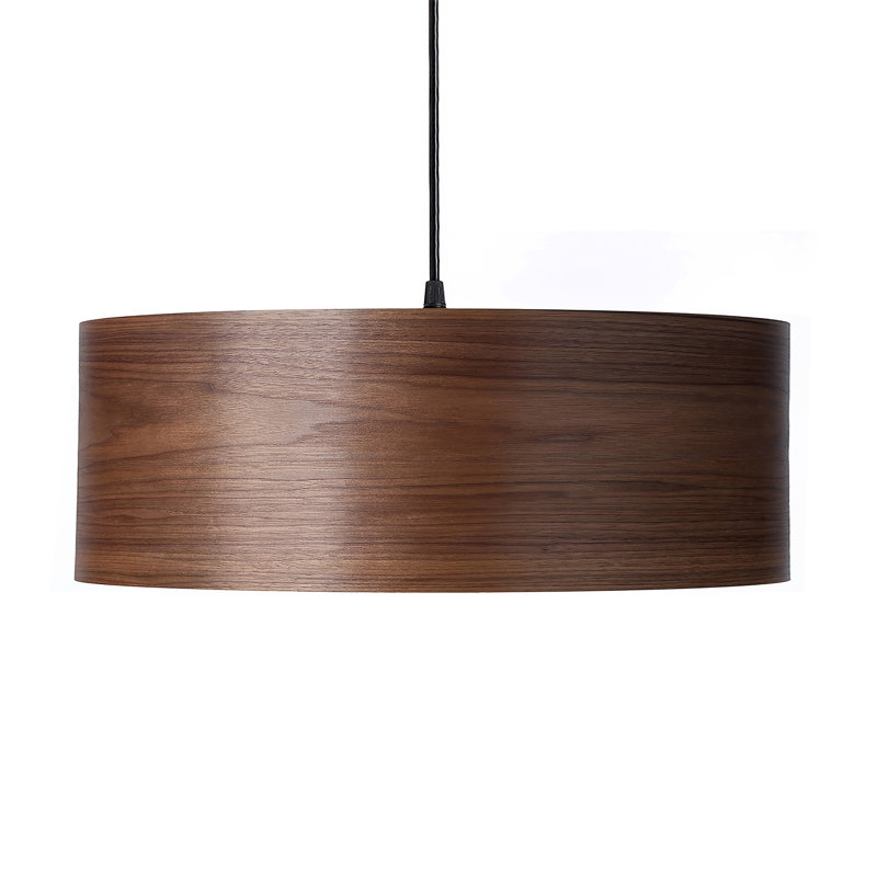 Ara Grande 4 - Light Chandelier, 10" H x 23" W x 23" D, Walnut