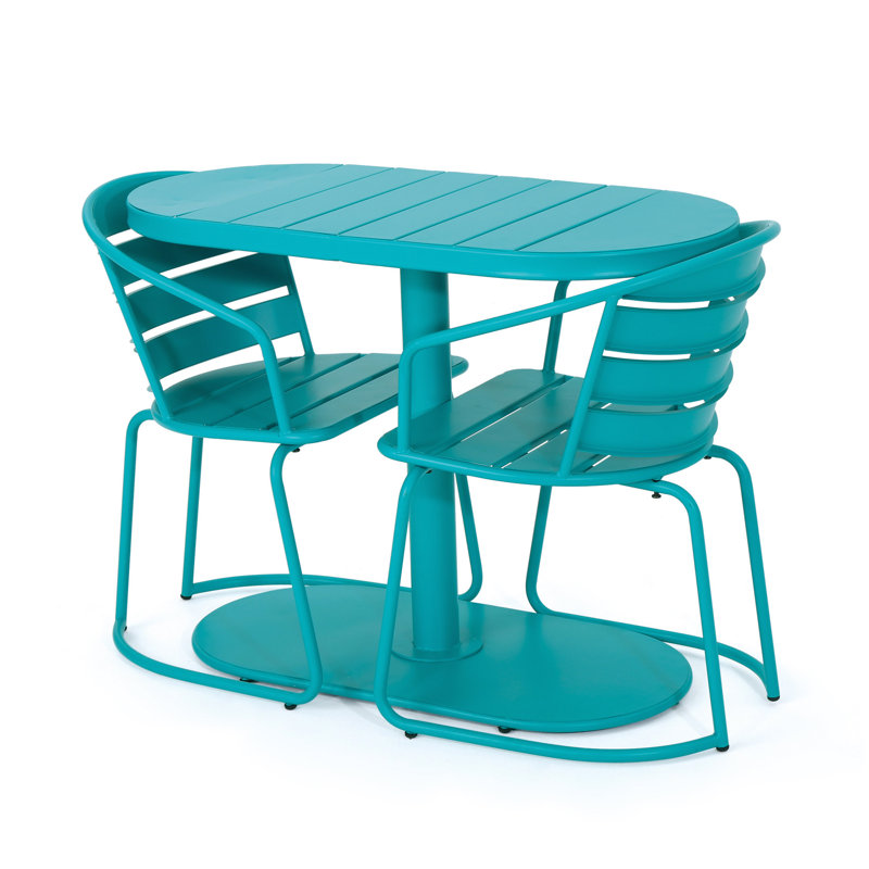 SANTA MONICA BISTRO SET, Teal