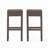 Outdoor PE Rattan Backless Barstools